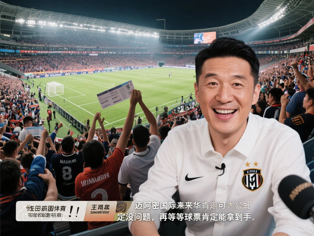 王涛：迈阿密国际来华行程无忧，球票迟早能顺利购得